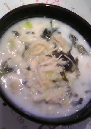 海苔ミルクうどん-レシピのメイン写真