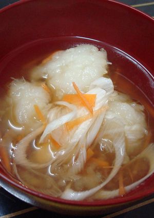 山芋のお吸い物-レシピのメイン写真