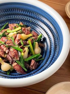 ノビルとホタルイカの酢味噌和え-レシピのメイン写真