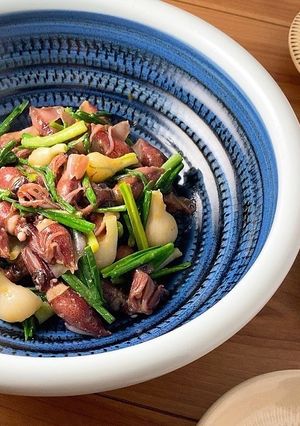 ノビルとホタルイカの酢味噌和え-レシピのメイン写真