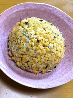 ちりめんじゃことのりの和風チャーハン-レシピのメイン写真