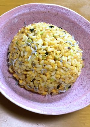 ちりめんじゃことのりの和風チャーハン-レシピのメイン写真