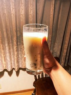 デーツ&ハニーアップルヨークスムージー-レシピのメイン写真