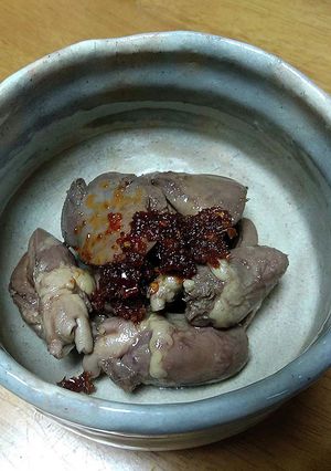 サテ・トムと鶏肝の旨煮(ダイエット)-レシピのメイン写真