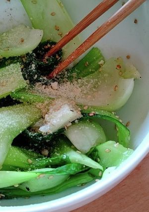 弁当★レンジチンゲン菜★イタリアンナムル-レシピのメイン写真