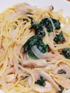 ほうれん草とタラコのクリームパスタ☆-レシピのメイン写真