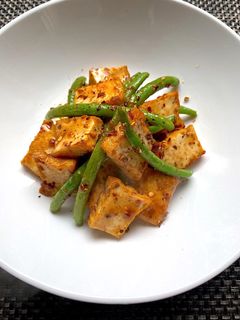 厚揚げとインゲンのピリ辛炒め-レシピのメイン写真