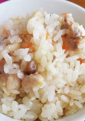 なべで簡単炊き込みご飯-レシピのメイン写真