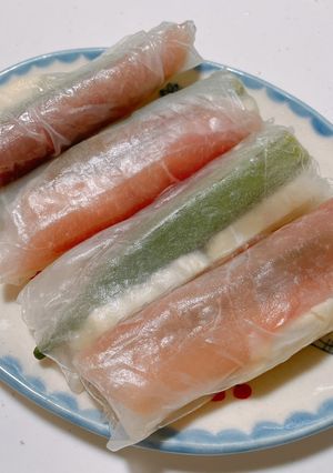 簡単すぎ！ソース要らずの生春巻き♪-レシピのメイン写真