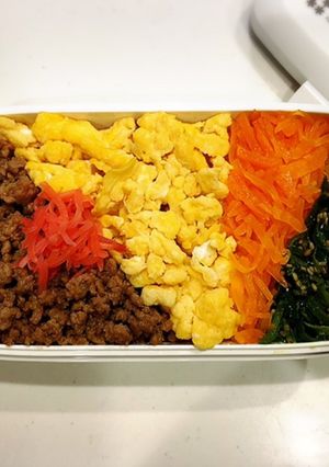 のっけ弁当2022.03.24そぼろ-レシピのメイン写真