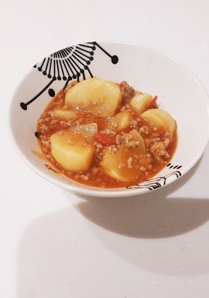 かぶのトマトひき肉あんかけ-レシピのメイン写真