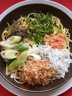 彩りのせのせ和風パスタ-レシピのメイン写真
