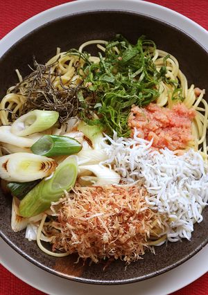 彩りのせのせ和風パスタ-レシピのメイン写真
