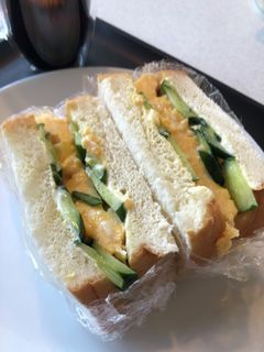 レンジで厚焼き卵サンド♪-レシピのメイン写真