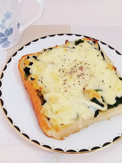 残りもので簡単ボリュームお惣菜トースト♡-レシピのメイン写真