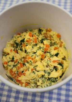 離乳食中期★やさいの卵よせ-レシピのメイン写真