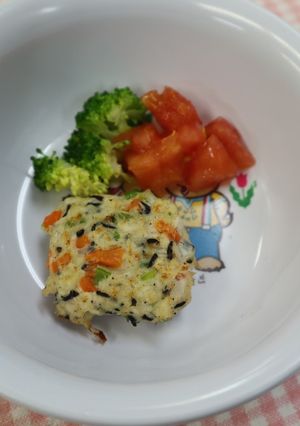 離乳食後期★ひじき入り和風ハンバーグ-レシピのメイン写真