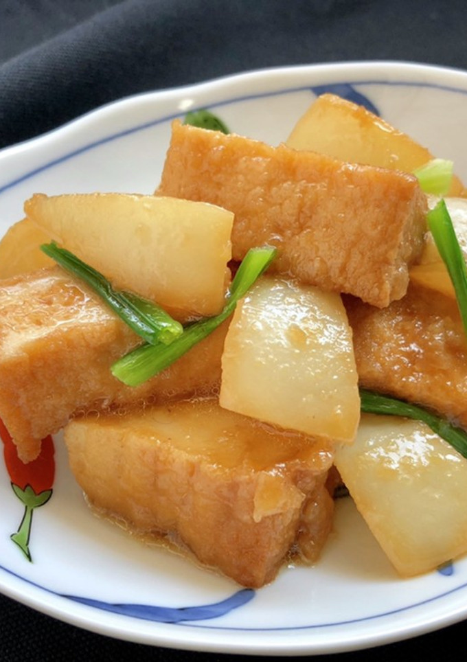 とろんと香ばしい☆蕪と厚揚げの炒め煮-レシピのメイン写真