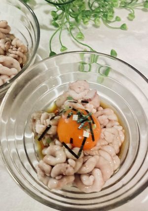 白子の黄身和え-レシピのメイン写真