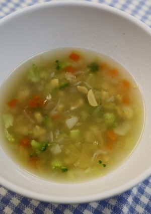 離乳食中期★やさいと納豆の和風スープ-レシピのメイン写真
