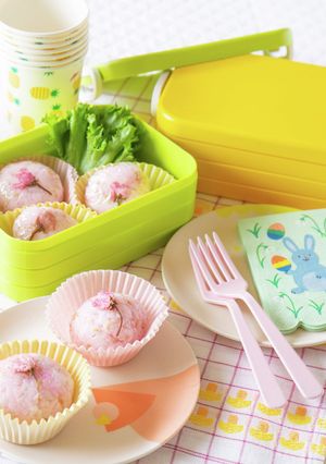 まんまる桜おにぎり-レシピのメイン写真