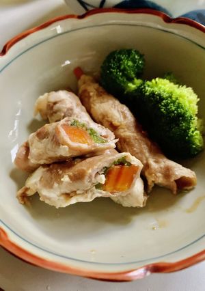 冷めても美味しい彩り野菜の豚肉巻き-レシピのメイン写真