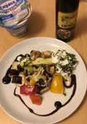野菜オープン焼きグリーンソースかけ-レシピのメイン写真