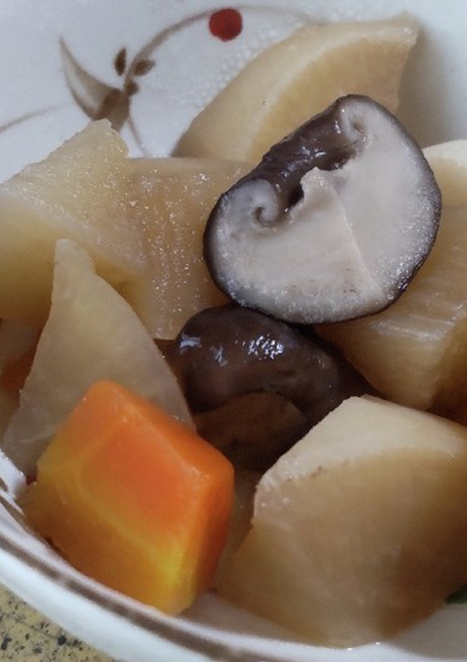 大根と人参と椎茸の煮物-レシピのメイン写真