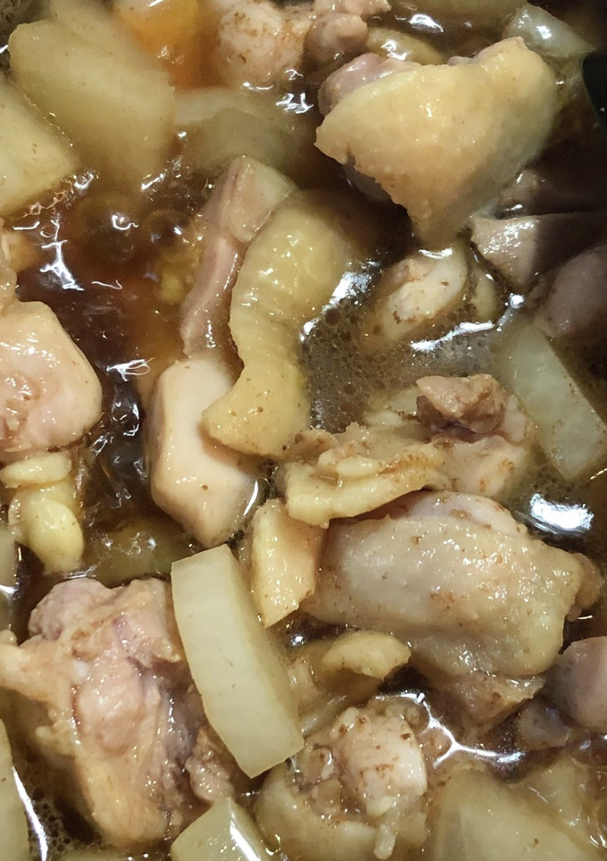 すき焼きのタレで簡単鶏と大根の煮物-レシピのメイン写真