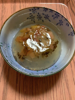 梅ザーサイ寒天-レシピのメイン写真