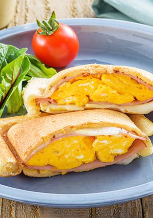 豆乳スライスと ハムと卵のホットサンド-レシピのメイン写真