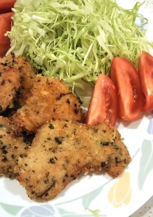 お弁当に便利！鶏むね肉のパン粉焼き-レシピのメイン写真