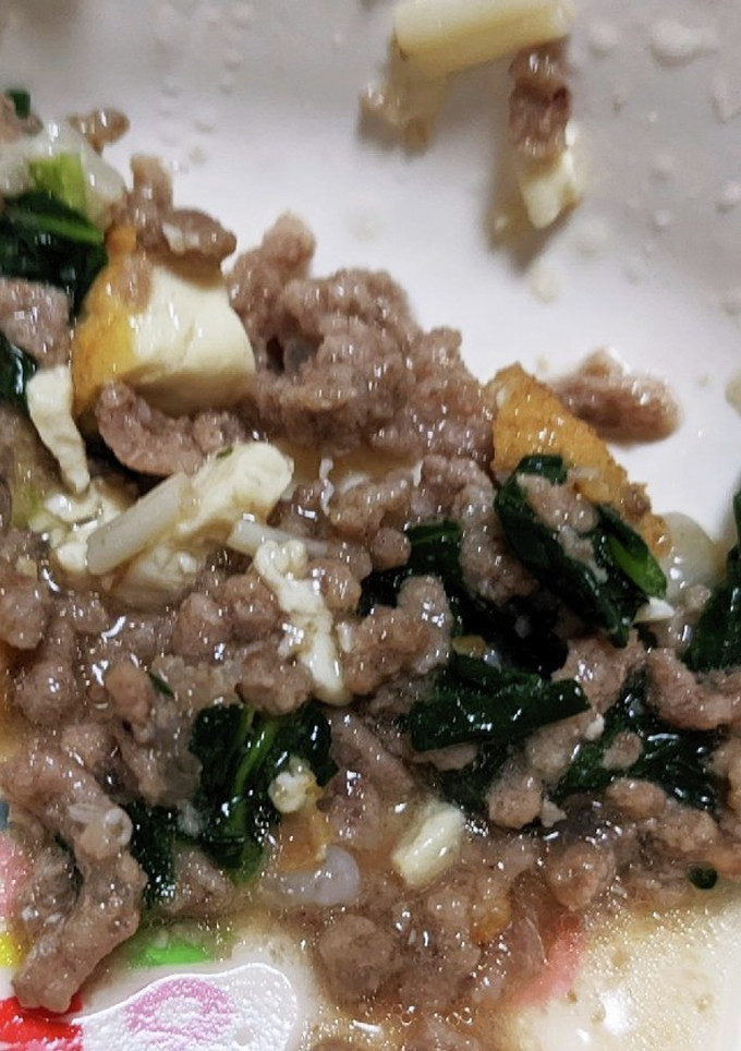 厚揚げと合挽肉のとろ煮　離乳食完了期-レシピのメイン写真