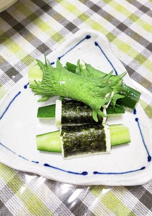 キュウリのしそチーズ巻き＆のりチーズ巻き-レシピのメイン写真