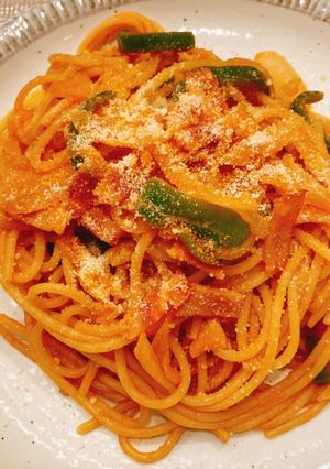 レストランのナポリタン-レシピのメイン写真