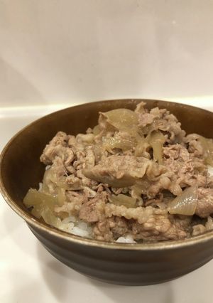 ○息子が秒で食べる簡単ダシダ牛丼覚え書き-レシピのメイン写真