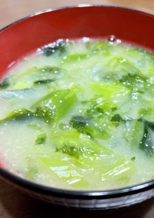 あおさと長ネギのお味噌汁-レシピのメイン写真