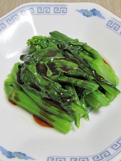 油菜心オイスターソース掛け-レシピのメイン写真