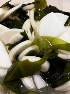 蕪とわかめのさっぱり酢の物-レシピのメイン写真