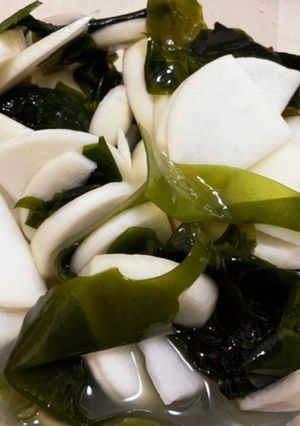 蕪とわかめのさっぱり酢の物-レシピのメイン写真