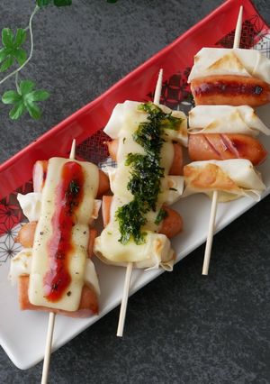 もチーズウインナー串：ソトクソトク風-レシピのメイン写真