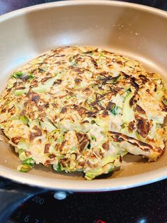 オートミールで大きなお好み焼きの分量-レシピのメイン写真
