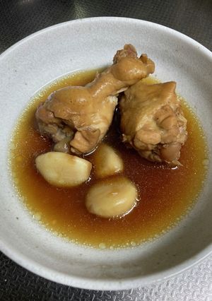にんにくと手羽のさっぱり煮-レシピのメイン写真