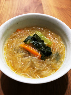 味噌ラーメン風【春雨スープ】-レシピのメイン写真
