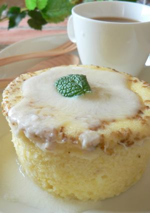 ♬♫　カルピス風味のごま蒸しパンケーキ-レシピのメイン写真