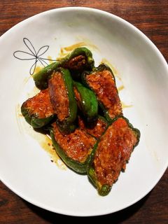 ピーマン肉詰め♡♡焼肉のたれ、醤油味-レシピのメイン写真