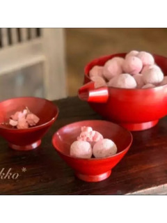 米粉の桜スノーボールクッキー-レシピのメイン写真