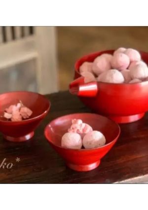 米粉の桜スノーボールクッキー-レシピのメイン写真