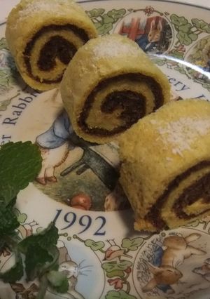 糖質制限！！2色ロールケーキ！！-レシピのメイン写真