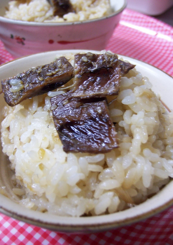 さんまみりん干しの炊き込みご飯-レシピのメイン写真